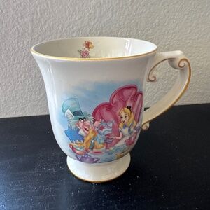 Disney Parks Alice in Wonderland Mad Hatter Tea Party Ceramic Coffee Mug Teacup
